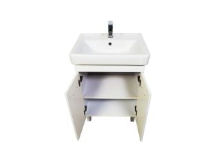 Тумба с раковиной Orange Таис Ta-60TUW+RA белый